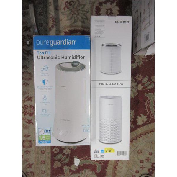 Cuckoo Air Purifier & pureguardian Ultrasonic Humidifier