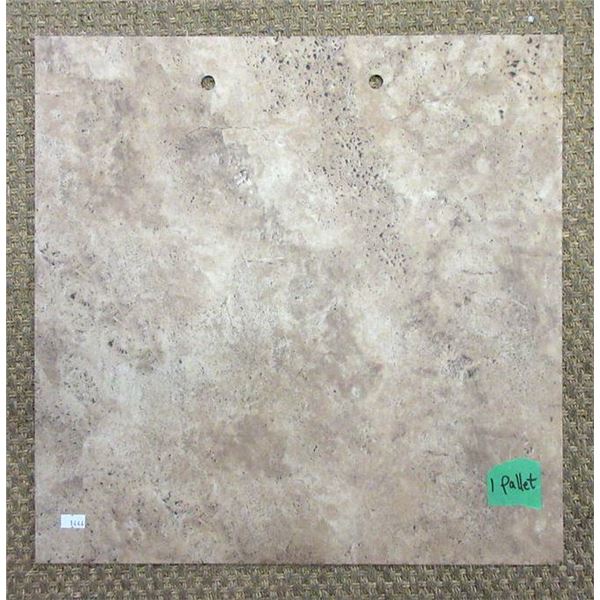 Skid of New Luxury Vinyl Floor Tiles - Rosso 