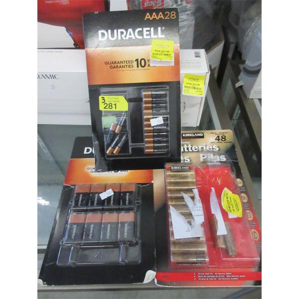 3 Packages Of Batteries