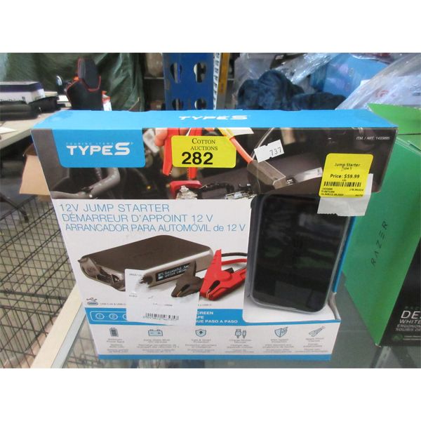 TypeS 12V Jump Starter