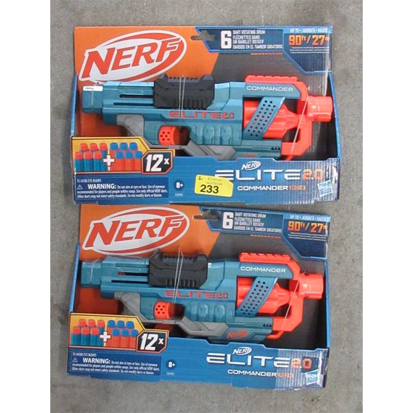 2 New Nerf Elite 2.0 Rotating Drum Guns
