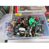 Image 1 : Container Of Assorted Lego & Lego-Like Pieces 