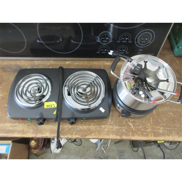 Heritage Fondu Set & Master Chef Double Burner