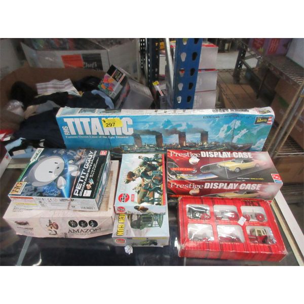 7 Assorted Models & Model Kits - Majority are unsealed
