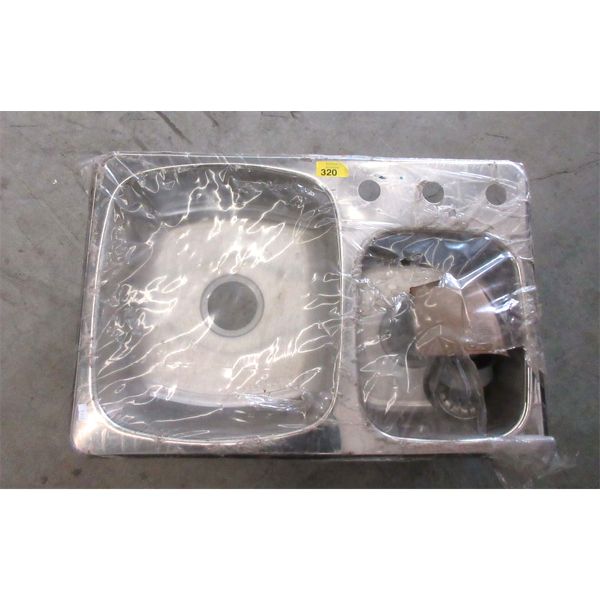 Double Basin Stainless Steel Sink 