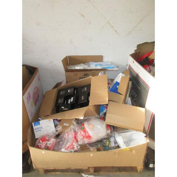 Skid of Assorted Amazon Overstock Merchandise 