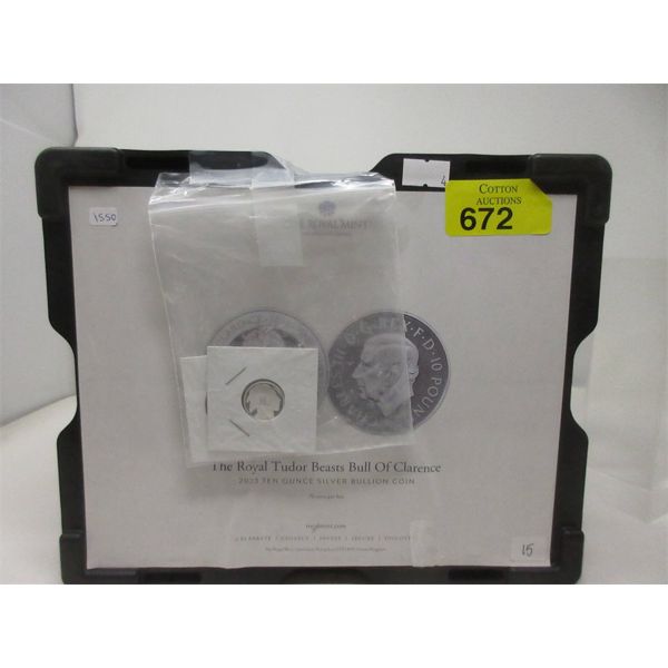 Bullion Box & Two 1/10 Oz .999 Silver Rounds