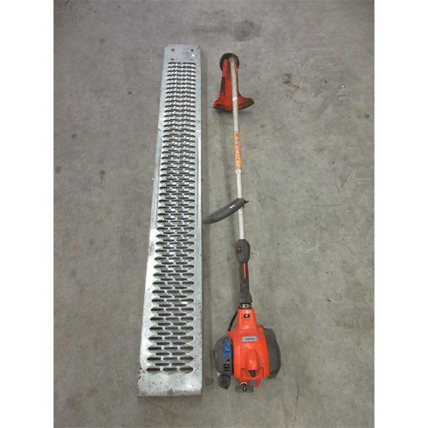 Gas Weed Trimmer & Motorcycle Ramp