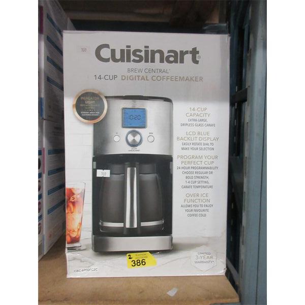 2 Cuisinart Brew Central 14-Cup Digital Coffee Makers 