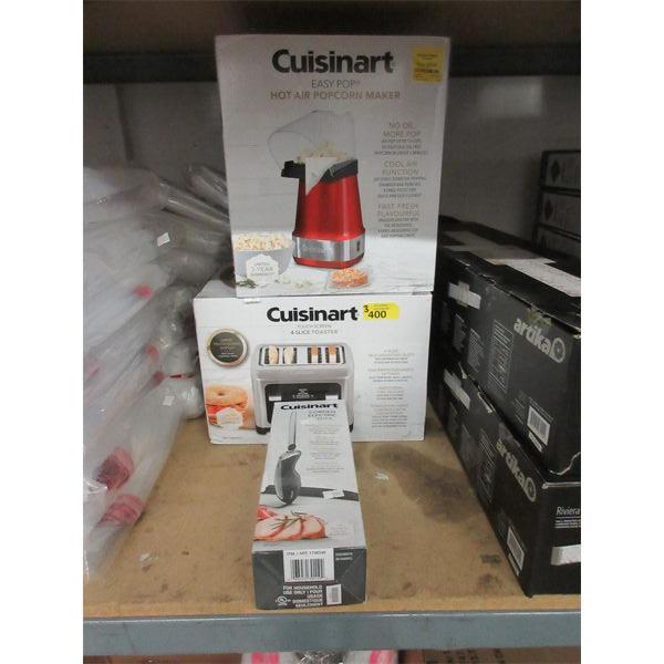 3 Cuisinart Small Kitchen Appliances - Customer Returns