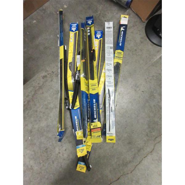 10 Assorted Michelin Windshield Wipers
