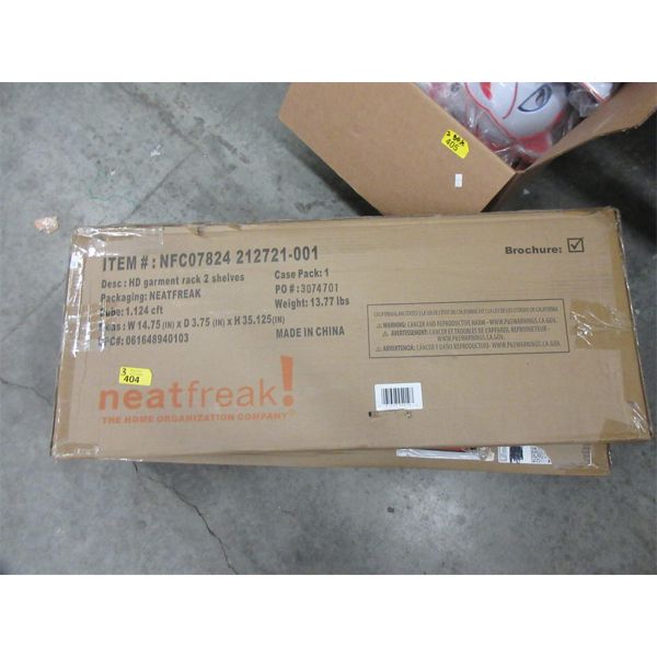 3 Neatfreak 2 Shelf Garment Racks