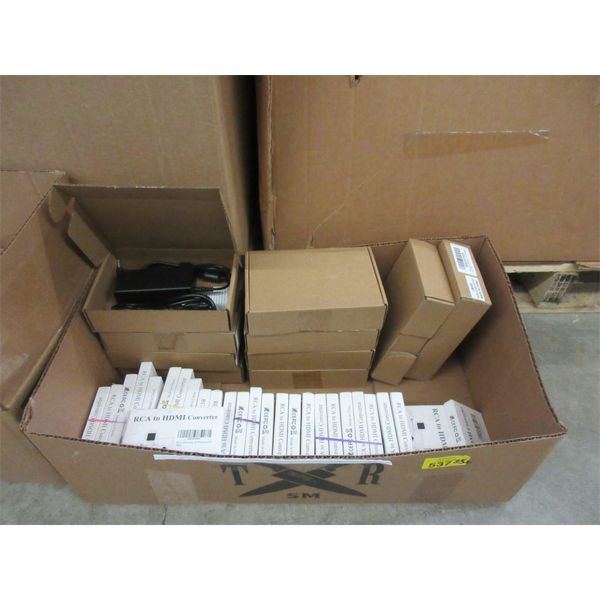 35+ New Laptop Chargers & RCA to HDM Converters