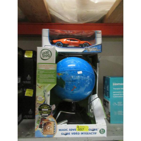 Maisto Car & Leap Frog Magic Adventure Globe