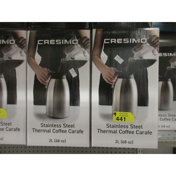 9 New Cresimo 2 L Stainless Steel Thermal Carafes