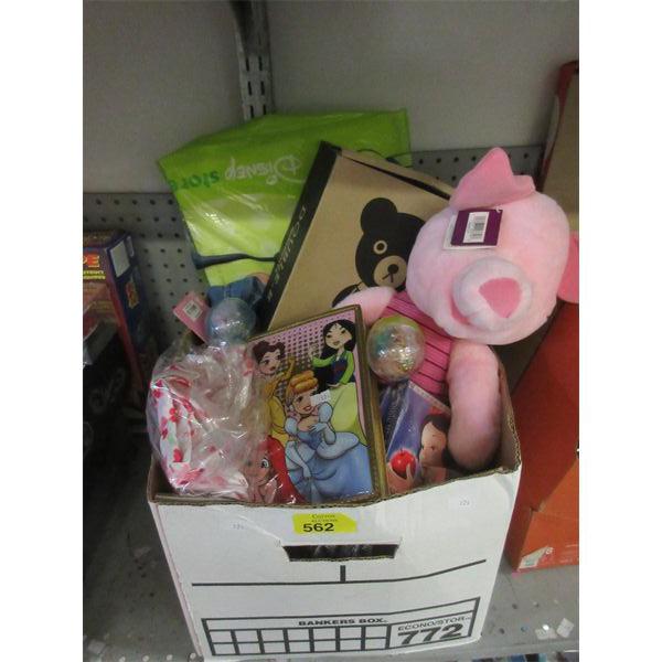 Box of Assorted Toys and Games 