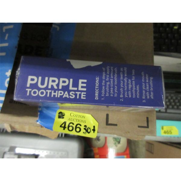 30+ Tubes of 30 ml HealexVassin Purple Toothpaste