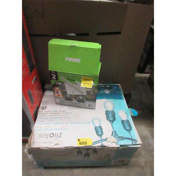 Zilotek Indoor/Outdoor Light String & Prime Timer  