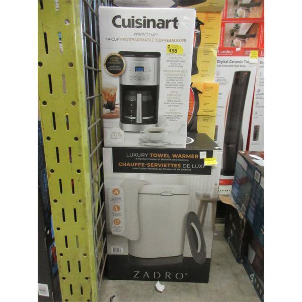 Luxury Towel Warmer & Cuisinart Coffee Maker 