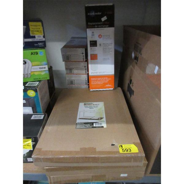 New Insinkerator Filters & Under Sink Shelves 