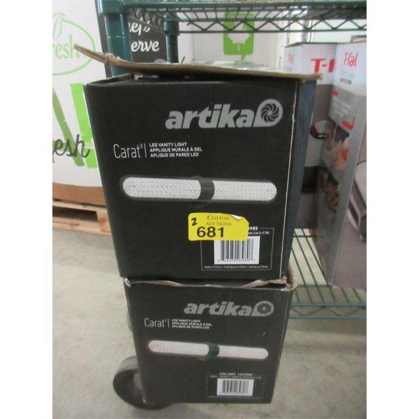 2 Artika "Carat" LED Vanity Lights - Customer Returns