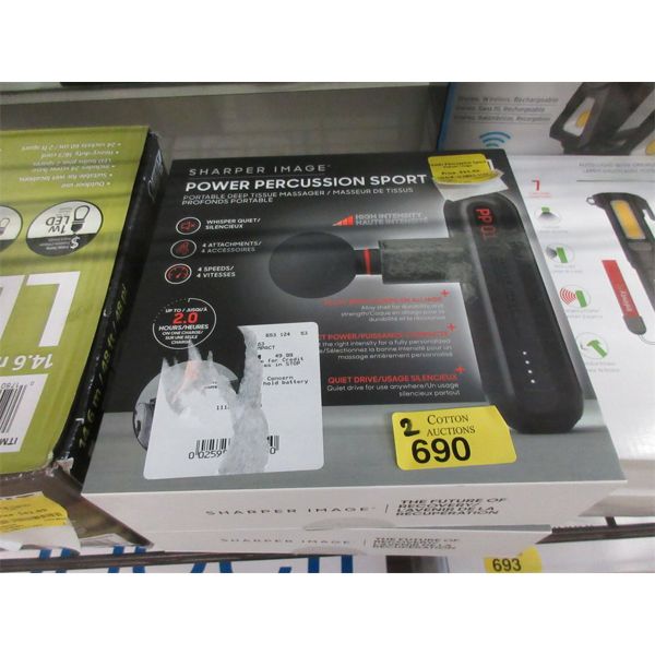 2 Sharper Image Power Percussion Sport Massagers