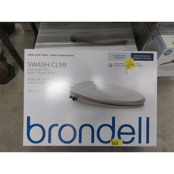 2 Brondell Swash CL99 Bidet Toilet Seats