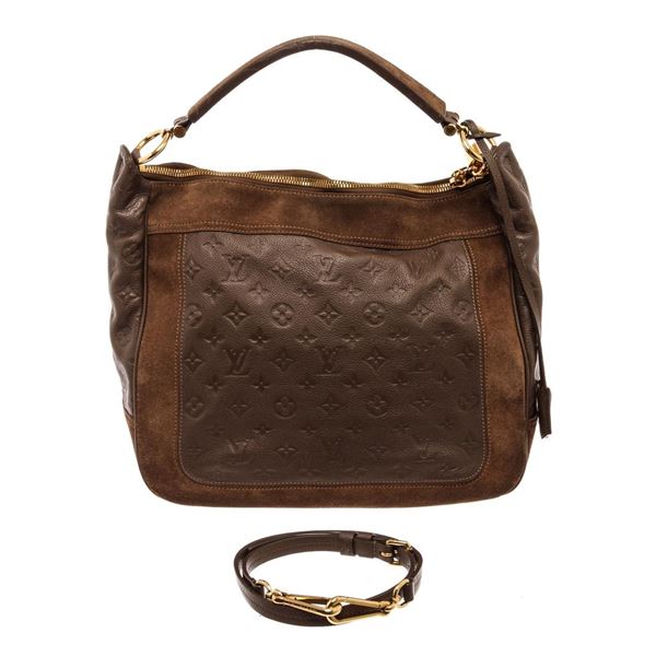 Louis Vuitton Brown Leather Empreinte Odesius Hobo Bag