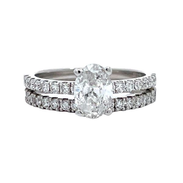 1.61 ctw Diamond Ring - 14K White Gold