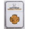 Image 1 : 1899 $10 Eagle Gold Coin NGC MS63