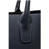 Image 6 : Mansur Gavriel Navy Blue Leather Triangle Handbag