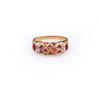 Image 1 : Ruby Cabochon & Diamond Dress Ring