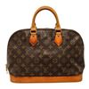 Image 1 : Louis Vuitton Brown Monogram Canvas Alma PM Satchel Bag