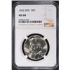 Image 1 : 1965 SMS KENNEDY HALF DOLLAR NGC MS68