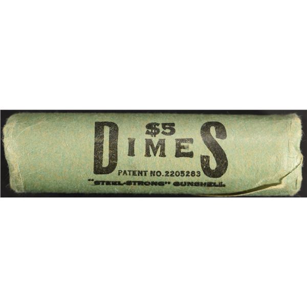 (1 ROLL) 1963-D SILVER ROOSEVELT DIMES BU