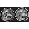 Image 1 : (2) 1 OZ .999 SILV 2023 ARMENIAN NOAHS ARK ROUNDS