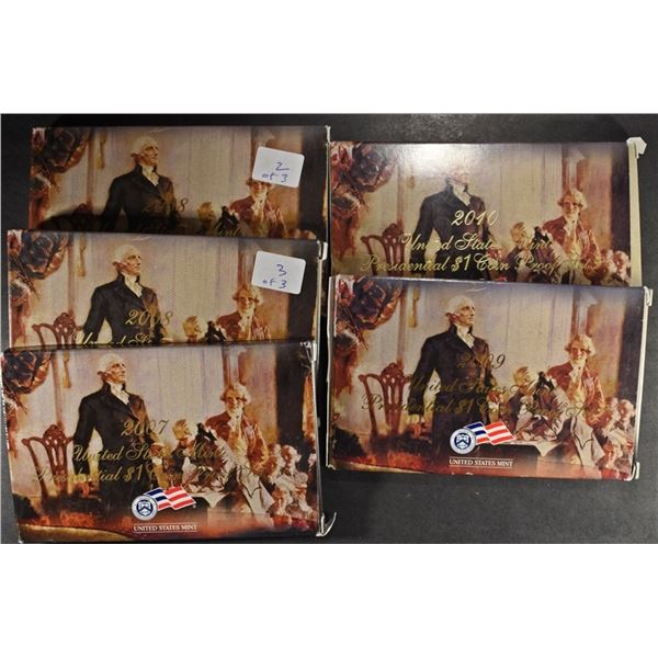 COLLECTORS LOT US PRESIDENTIAL DOLLAR PR SETS