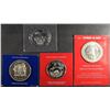Image 1 : (4) MISC FOREIGN STERLING SILVER COINS