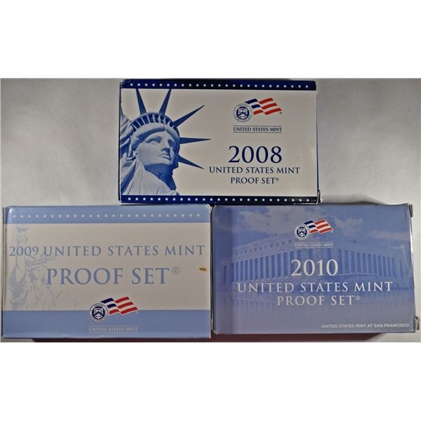 2008-2010 US PROOF SETS