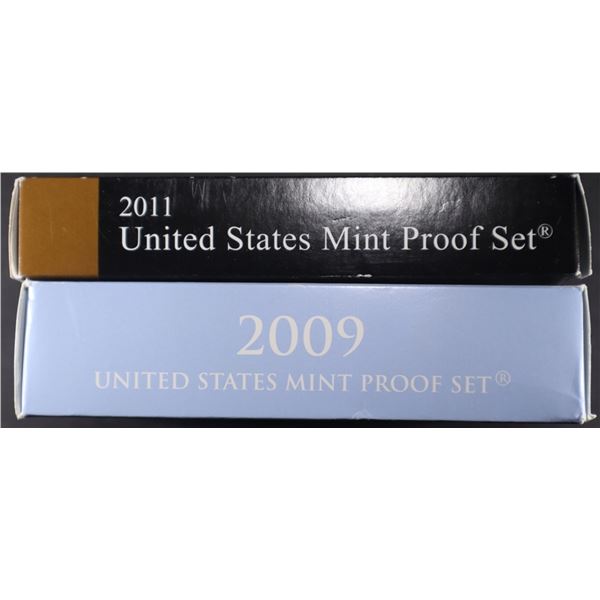 2009 & 2011 US PROOF SETS