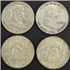 Image 2 : (20) MIXED DATES FRANKLIN HALF DOLLARS