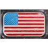 Image 1 : ONE OZ .999 ENAMELED AMERICAN FLAG SILVER BAR
