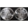 Image 2 : (2) 1 OZ .999 SILVER SNAKE ROUNDS
