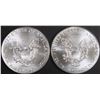 Image 2 : 2016 & 2017 AMERICAN SILVER EAGLES