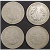 Image 2 : (1) 1902, (1) 1905, (2) 1906 V-NICKELS