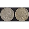 1918-D, & 1919-D BUFFALO NICKELS FINE