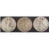 1918-P,D & 1920 WALKING LIBERTY HALVES