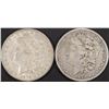 Image 1 : (2) 1879 MORGAN DOLLARS VF, AU