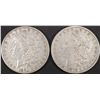 1879 & 1881 MORGAN DOLLARS XF/AU