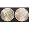 1922 & 1925 PEACE DOLLARS AU/BU